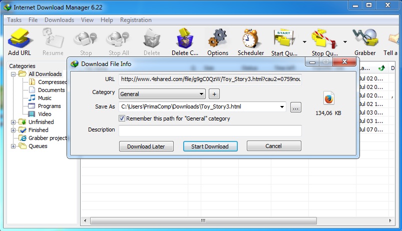 Phần mềm hỗ trợ download Internet Download Manager (IDM)