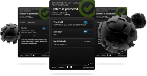 BitDefender Antivirus Free Edition là một phần mềm nhỏ gọn, bảo vệ máy tính người dùng mà không cần phải tương tác