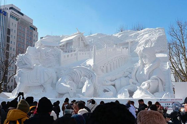 Lễ hội tuyết Sapporo tại Hokkaido