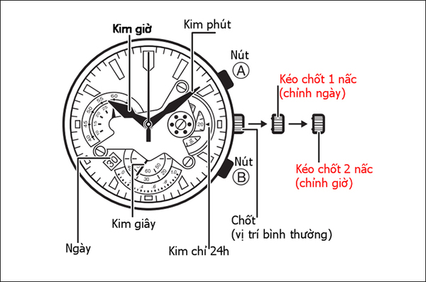 Hướng dẫn cách sửa kim đồng hồ đeo tay