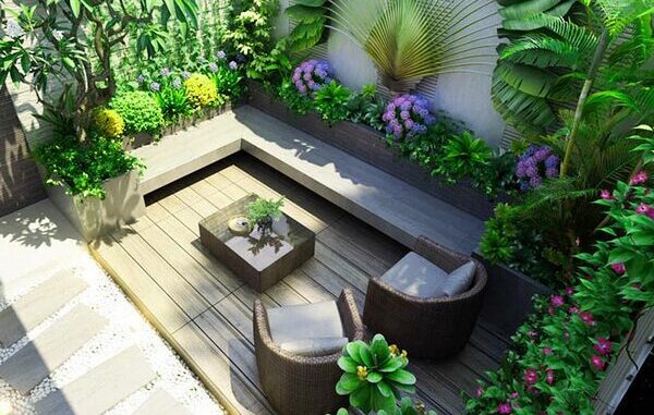 Cách bố trí sân vườn trước nhà đẹp, khoa học, dễ áp dụng