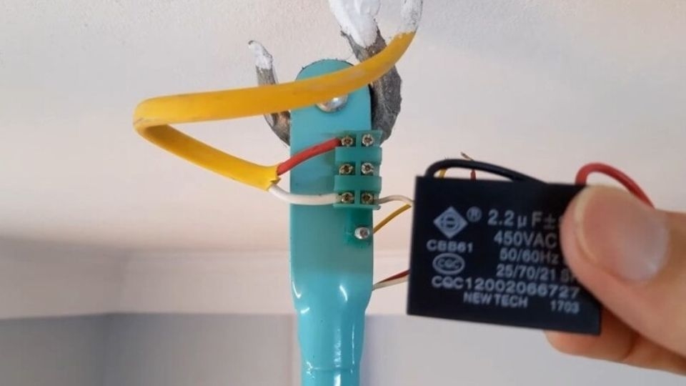 Hướng dẫn đo tụ quạt trần