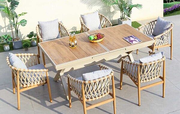 Ý tưởng decor với bàn ăn ngoài trời đẹp và tinh tế