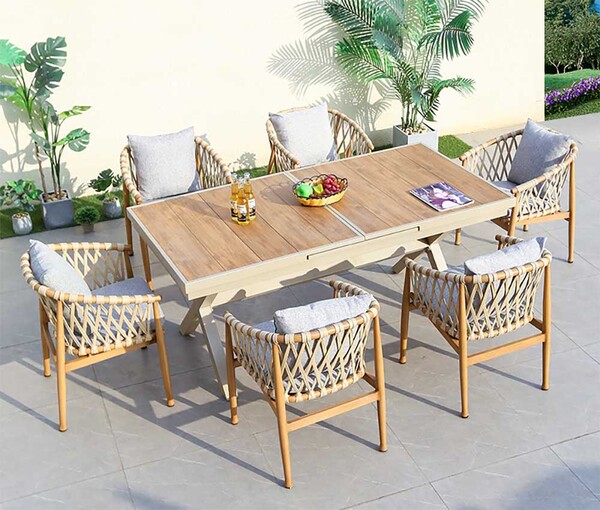 Ý tưởng decor với bàn ăn ngoài trời đẹp và tinh tế