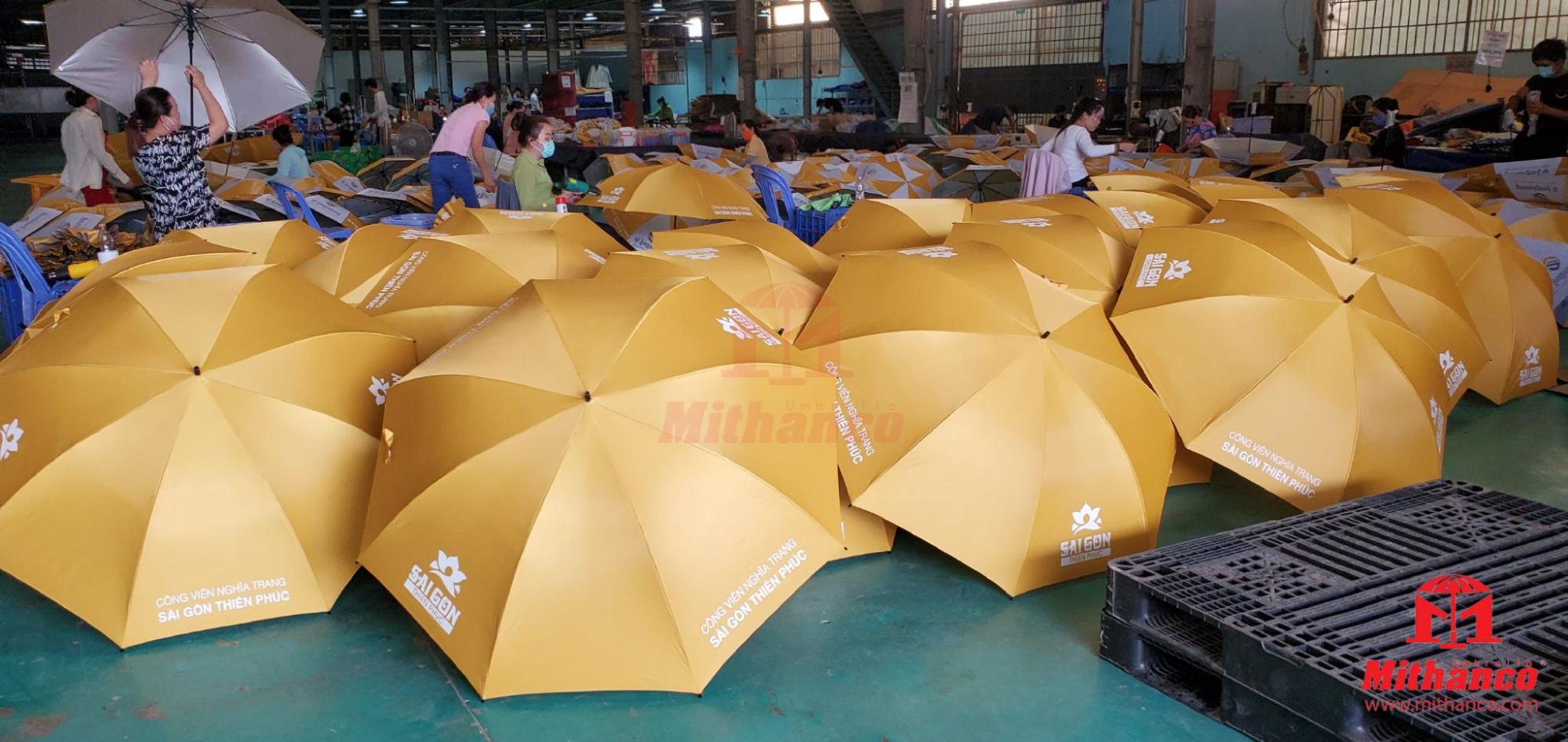 xưởng sản xuất ô dù theo yêu cầu