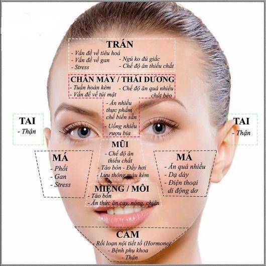 Các yếu tố liên quan đến mụn do nội tiết
